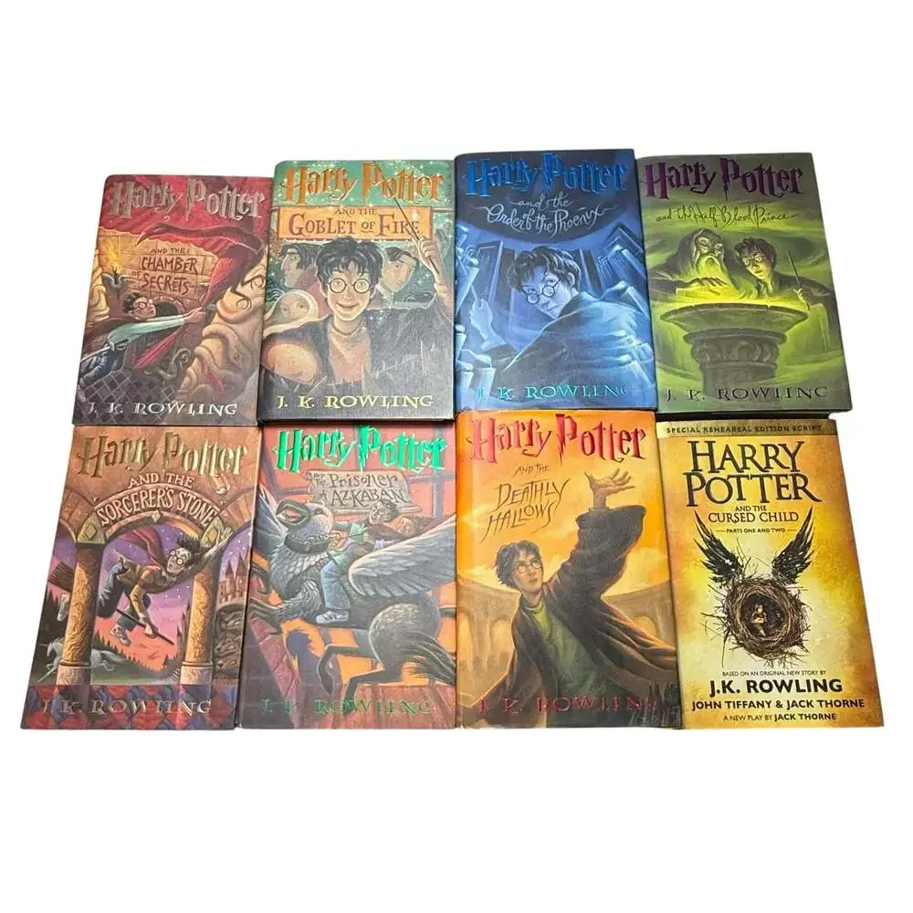 Harry Potter 8-Book Hardcover Box Set Collection by J.K. Rowling